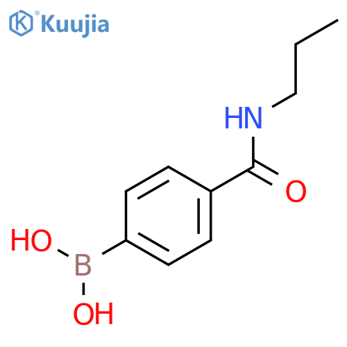 4-(N-Propylaminocarbonyl)phenylboronic acid structure