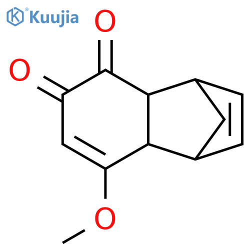 1,4-Methanonaphthalene-5,6-dione, 1,4,4a,8a-tetrahydro-8-methoxy- (8CI) structure