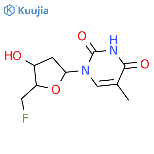 Thymidine,5'-deoxy-5'-fluoro- structure