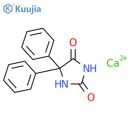 5,5-Diphenylhydantoin calcium salt structure