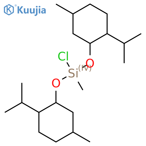 Silane, chlorobis(p-menth-3-yloxy)methyl- structure
