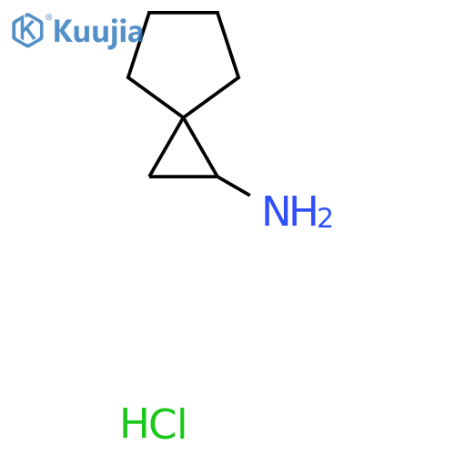 Spiro[2.4]heptan-1-amine hydrochloride structure