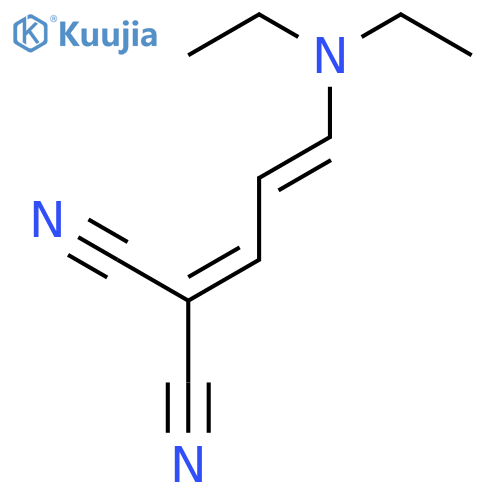 Propanedinitrile,2-[3-(diethylamino)-2-propen-1-ylidene]- structure