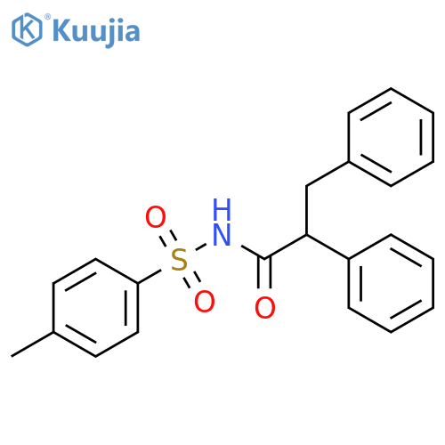 Benzenepropanamide,N-[(4-methylphenyl)sulfonyl]-a-phenyl-, sodium salt (1:1) structure
