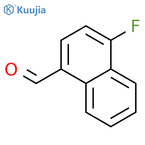 4-fluoronaphthalene-1-carbaldehyde structure
