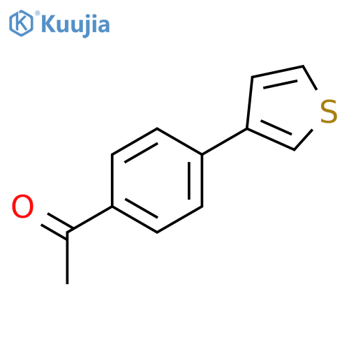 1-(4-(Thiophen-3-yl)phenyl)ethanone structure