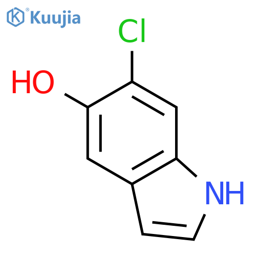6-chloro-1H-indol-5-ol structure