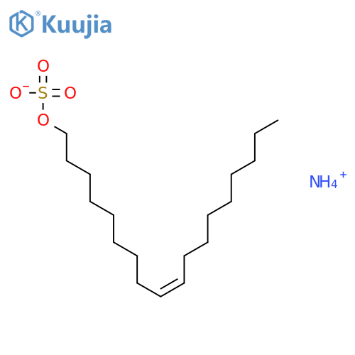 9-Octadecen-1-ol,1-(hydrogen sulfate), ammonium salt (1:1), (9Z)- structure
