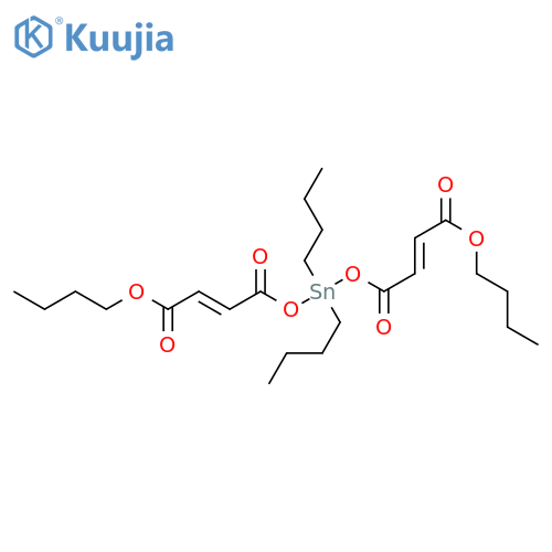2-Butenedioic acid,1,1'-(dibutylstannylene) 4,4'-dibutyl ester structure