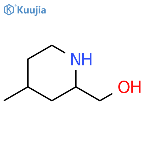 (4-methylpiperidin-2-yl)methanol structure