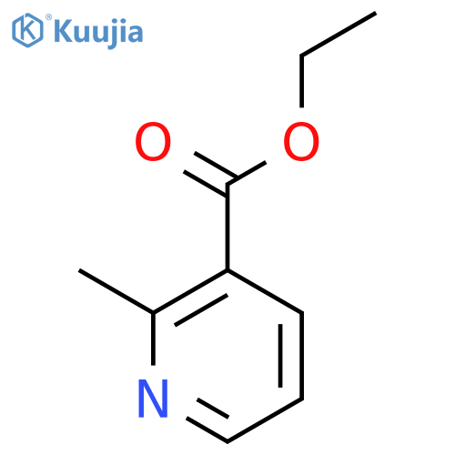 Ethyl 2-methylnicotinate structure