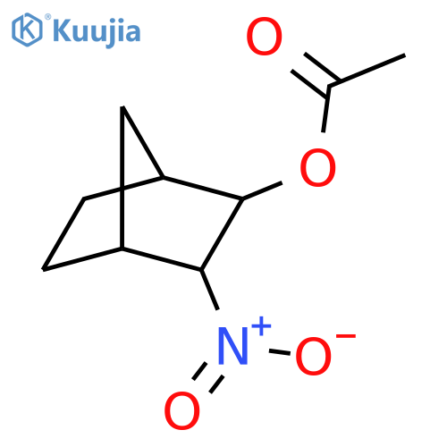 (2-nitro-3-bicyclo[2.2.1]heptanyl) Acetate structure