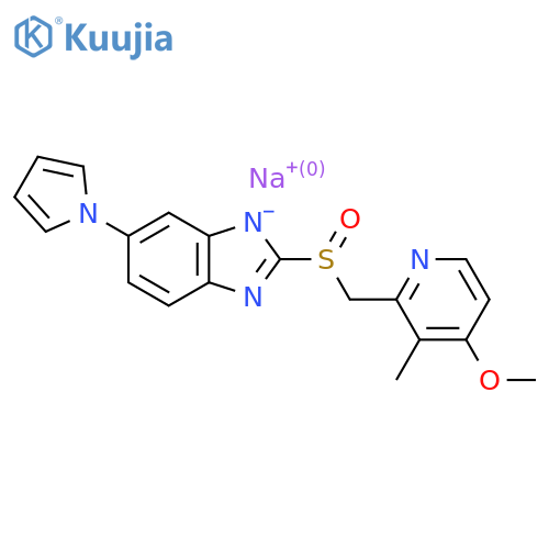 Ilaprazole sodium structure