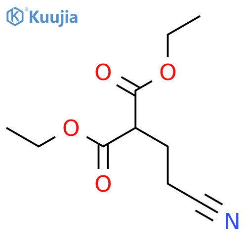 Diethyl 2-(2-Cyanoethyl)malonate structure
