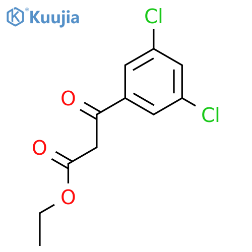Ethyl 3-(3,5-dichlorophenyl)-3-oxopropanoate structure
