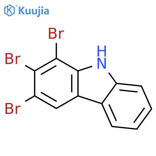 9H-CARBAZOLE, TRIBROMO- structure
