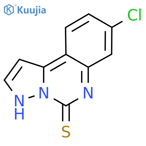 8-Chloropyrazolo1,5-cquinazoline-5-thiol structure
