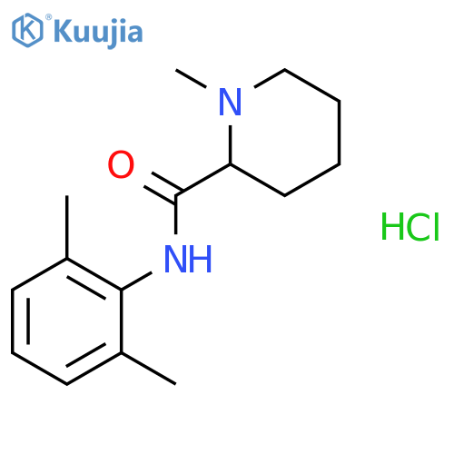 Mepivacaine hydrochloride structure