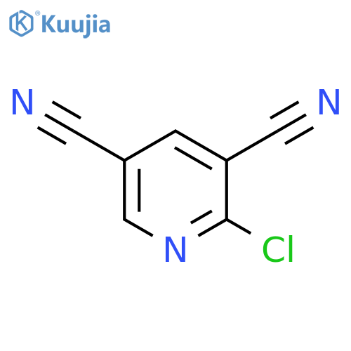 2-Chloropyridine-3,5-dicarbonitrile structure
