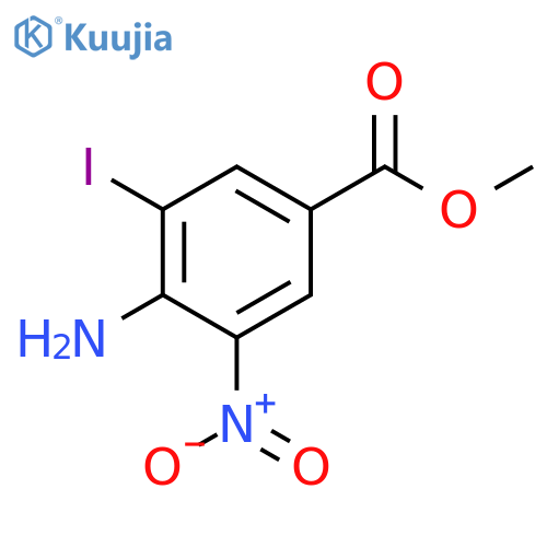methyl 4-amino-3-iodo-5-nitrobenzoate structure