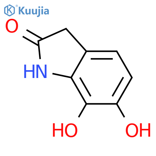 2H-Indol-2-one,1,3-dihydro-6,7-dihydroxy- structure