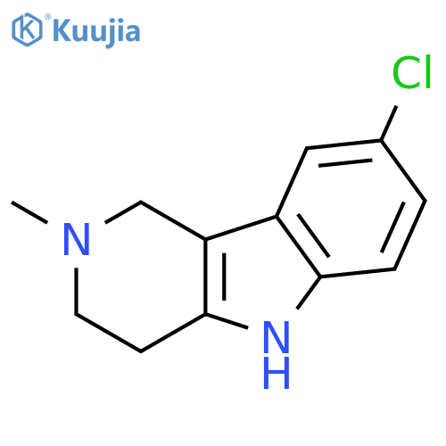 8-Chloro-2-methyl-1H,2H,3H,4H,5H-pyrido4,3-bindole structure