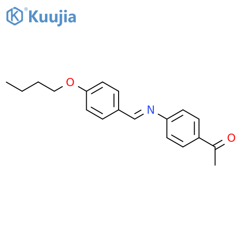 N-(4-Butoxybenzylidene)-4-acetylaniline structure