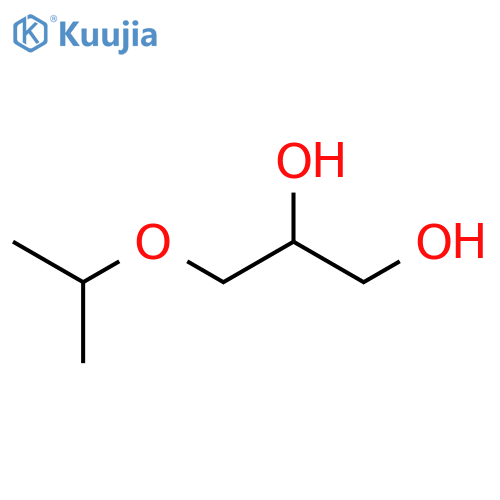 3-(propan-2-yloxy)propane-1,2-diol structure