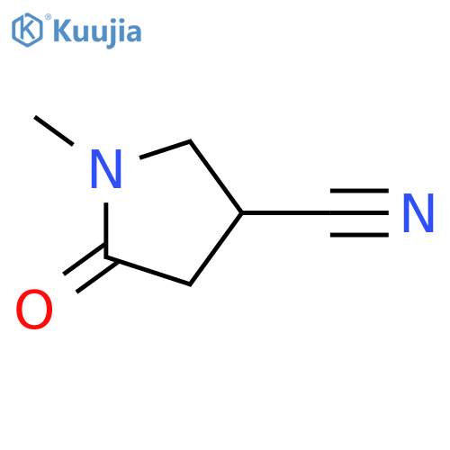 1-Methyl-5-oxopyrrolidine-3-carbonitrile structure
