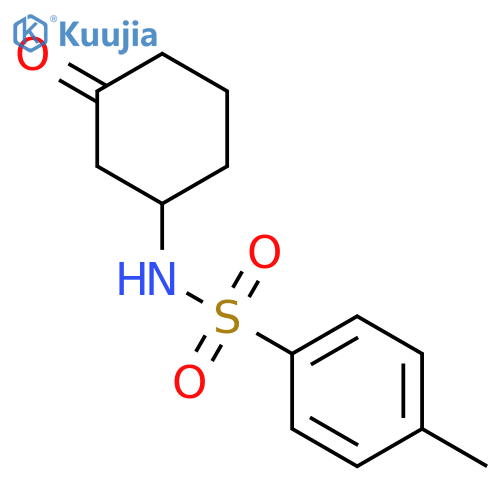 Benzenesulfonamide, 4-methyl-N-(3-oxocyclohexyl)- structure