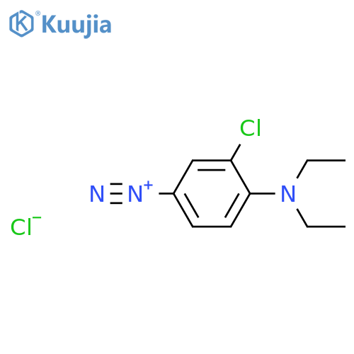 Benzenediazonium,3-chloro-4-(diethylamino)-, chloride (1:1) structure