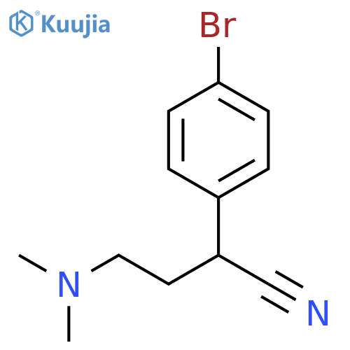 4-Bromo-α-2-(dimethylamino)ethylbenzeneacetonitrile structure