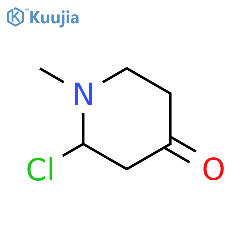 2-Chloro-1-methylpiperidin-4-one structure
