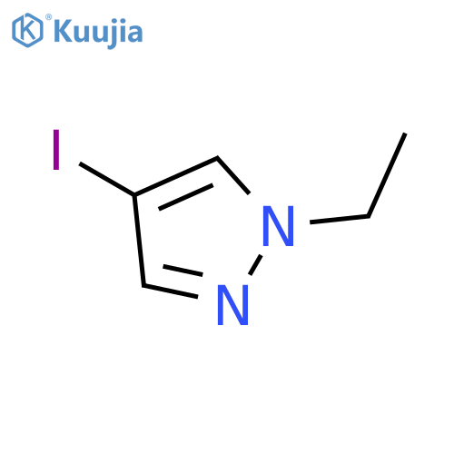 1-Ethyl-4-iodo-1H-pyrazole structure