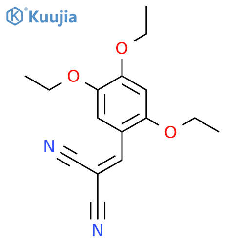 Propanedinitrile,2-[(2,4,5-triethoxyphenyl)methylene]- structure