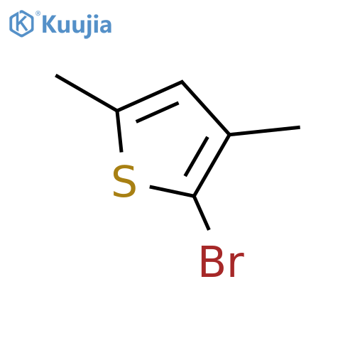 2-Bromo-3,5-dimethylthiophene structure