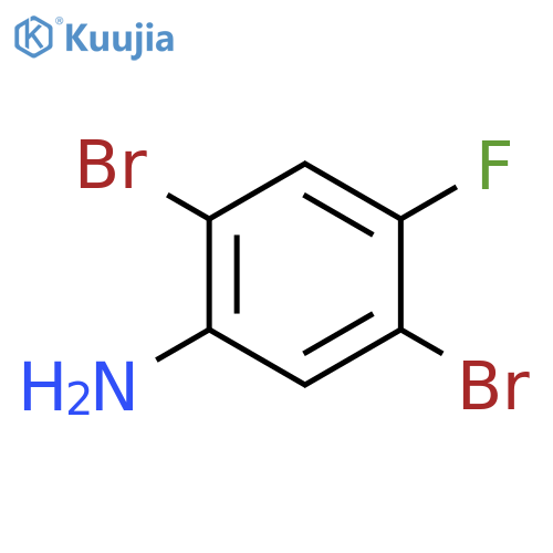 2,5-Dibromo-4-fluoroaniline structure