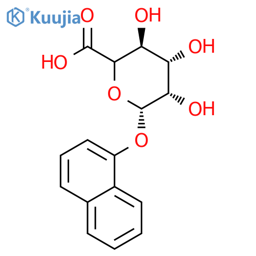 1-Naphthyl b-D-glucuronide structure