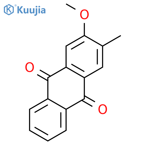 2-Methoxy-3-methyl-9,10-anthracenedione structure