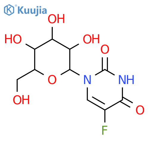 2,4(1H,3H)-Pyrimidinedione,5-fluoro-1-b-D-glucopyranosyl- structure