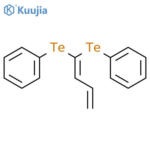 Benzene, 1,1'-[1,3-butadienylidenebis(telluro)]bis- structure