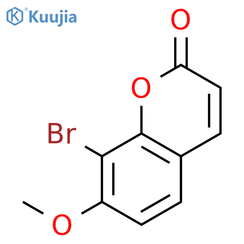 2H-1-Benzopyran-2-one,8-bromo-7-methoxy- structure