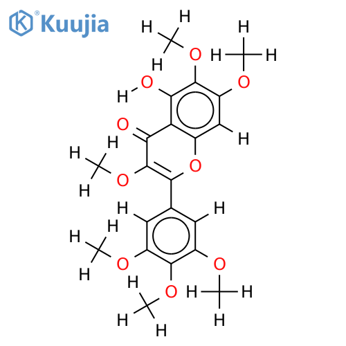 3,3',4',5',6,7-Hexa-Me ether-3,3',4',5,5',6,7-Heptahydroxyflavone structure