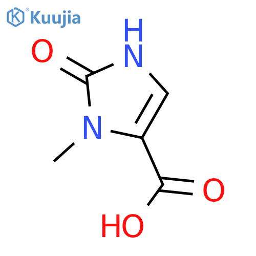 2-hydroxy-1-methyl-1H-imidazole-5-carboxylic acid structure