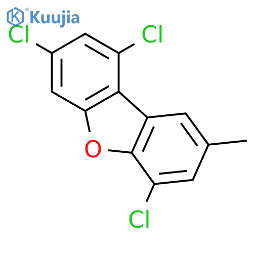 1,3,6-trichloro-8-methyldibenzo[b,d]furan structure