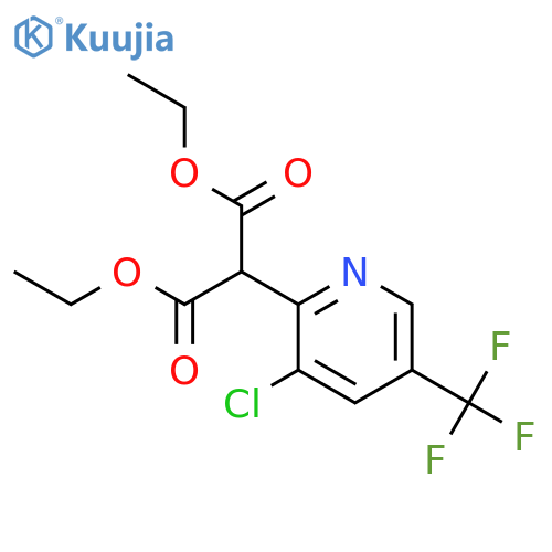 Diethyl 2-3-Chloro-5-(trifluoromethyl)-2-pyridinylmalonate structure