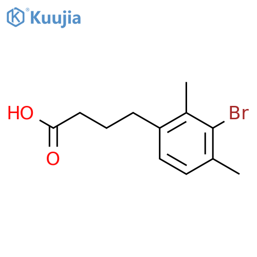 4-(3-bromo-2,4-dimethylphenyl)butanoic acid structure