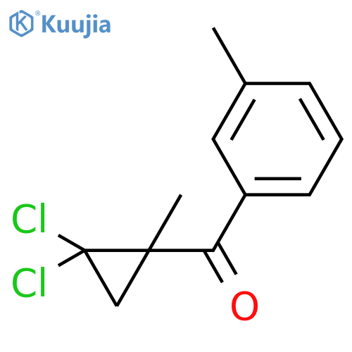 Methanone, (2,2-dichloro-1-methylcyclopropyl)(3-methylphenyl)- structure