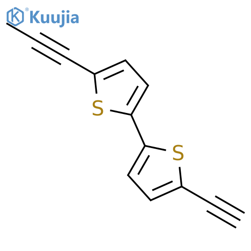 5-ethynyl-5'-(prop-1-yn-1-yl)-2,2'-bithiophene structure