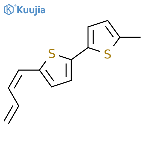 5-(1,3-Butadienyl)-5'-methyl-2,2'-bithiophene; (E)-form structure